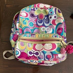 Coach Pop C 19432 Backpack Used Condition!